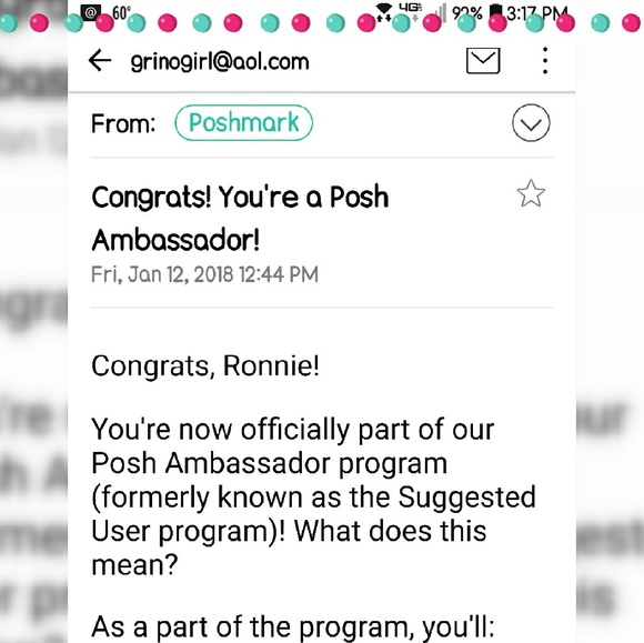 💓Yay, I'm a Posh Ambassador !!!💓 - Picture 2 of 7